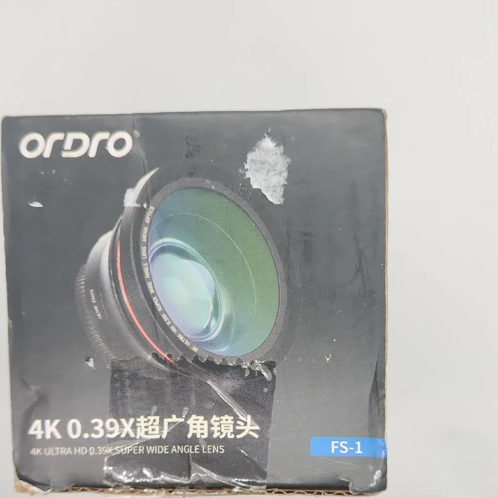 4K Ultra HD Wide Angle Lens - Black